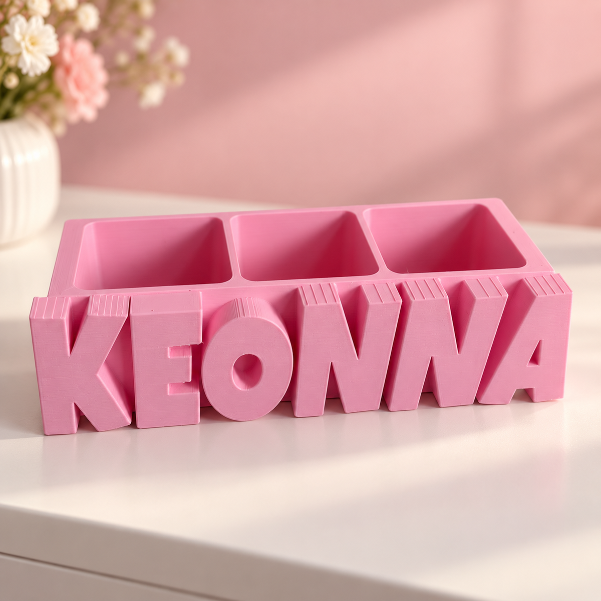 Custom 3d desk pen holder