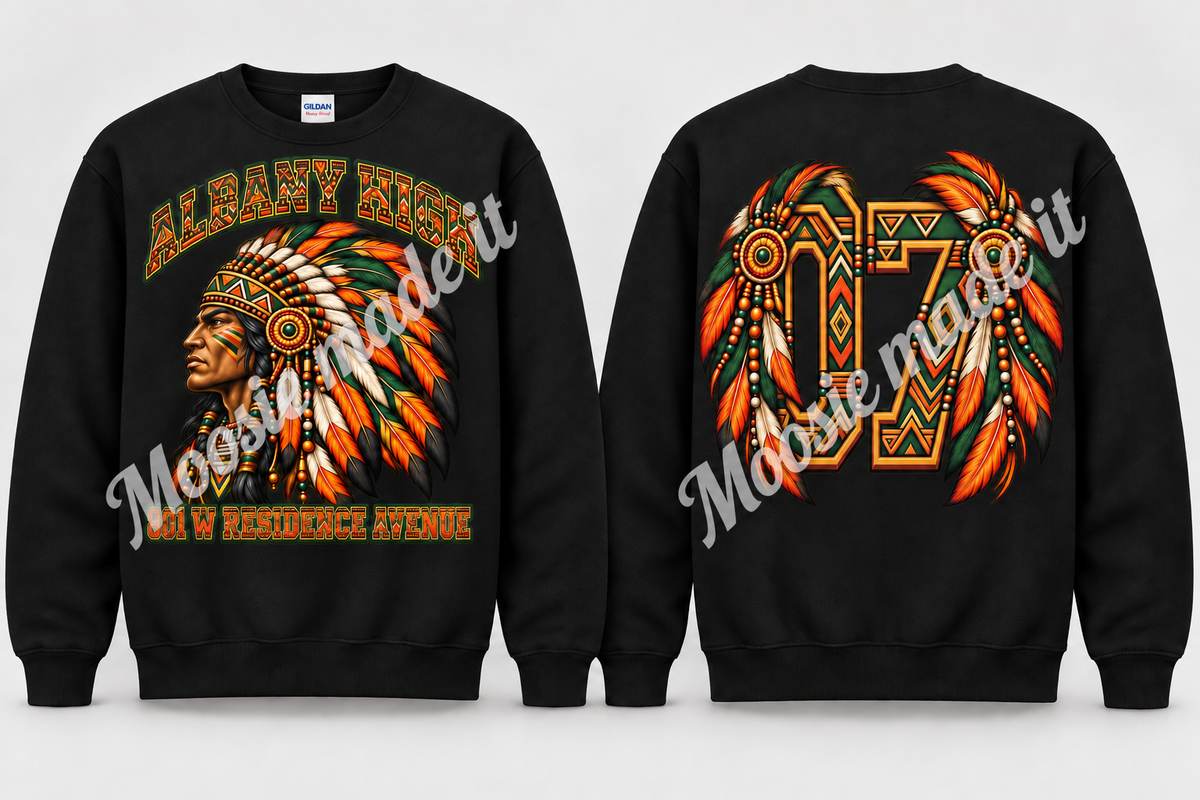 Albany High School crew neck sweatshirt