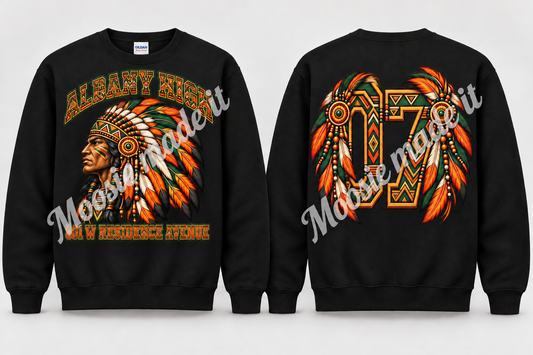 Albany High School crew neck sweatshirt