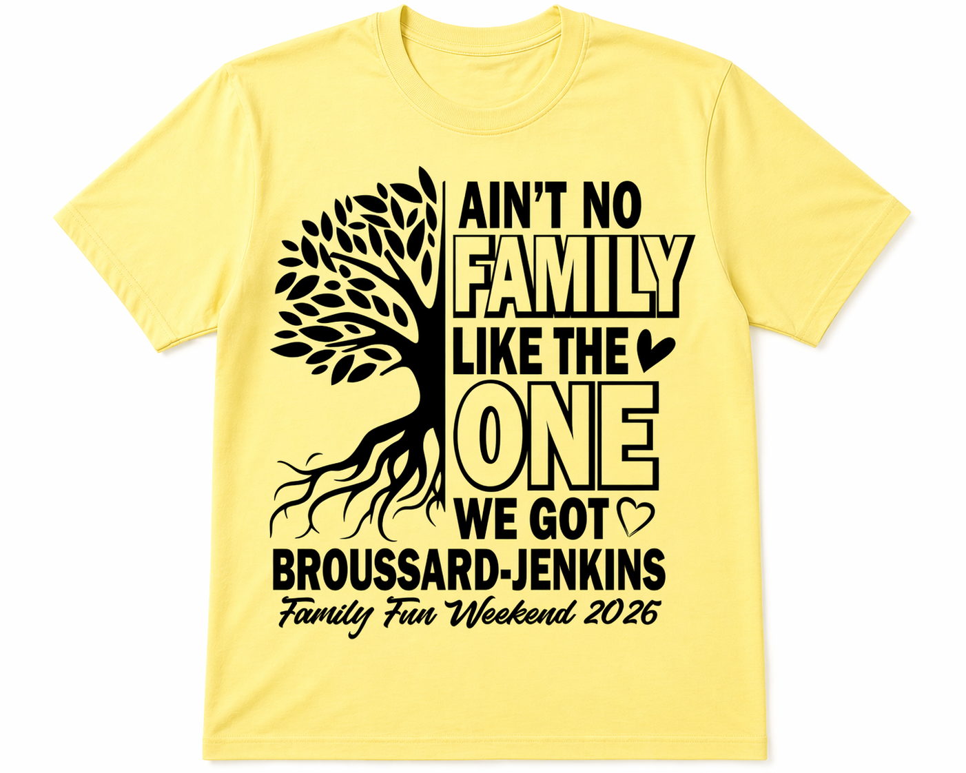 Broussard-Jenkins Family Reunion T-shirt