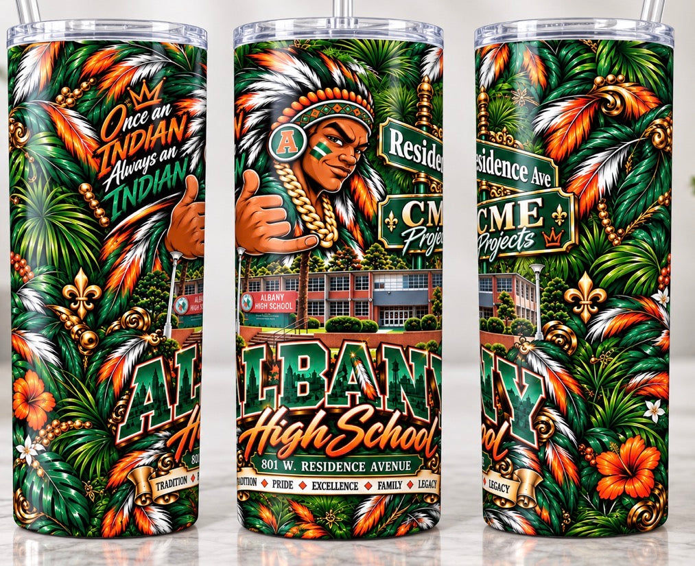 Albany high school limited edition tumbler
