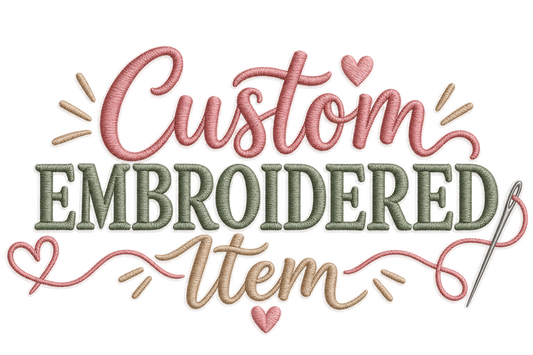 Custom Embroidered item