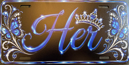 Custom UV Printed car tag