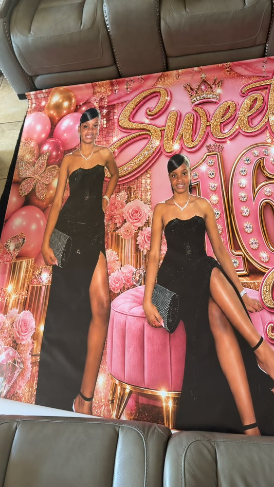 Custom backdrop